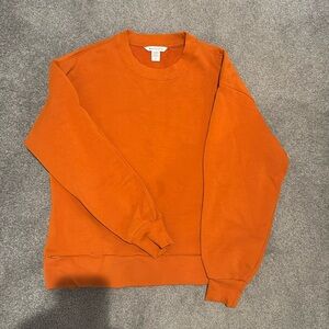 Retroplush Foliage Orange Athleta Sweatshirt. Size Small